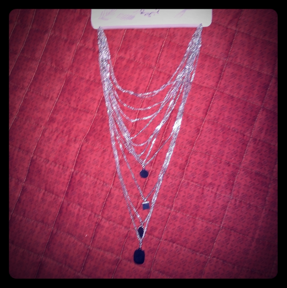 Charlie Charm Multi silver chain from Clair's